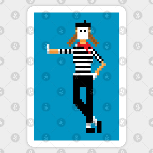 Street Performer - Pixel Art Sticker by monkeysoup